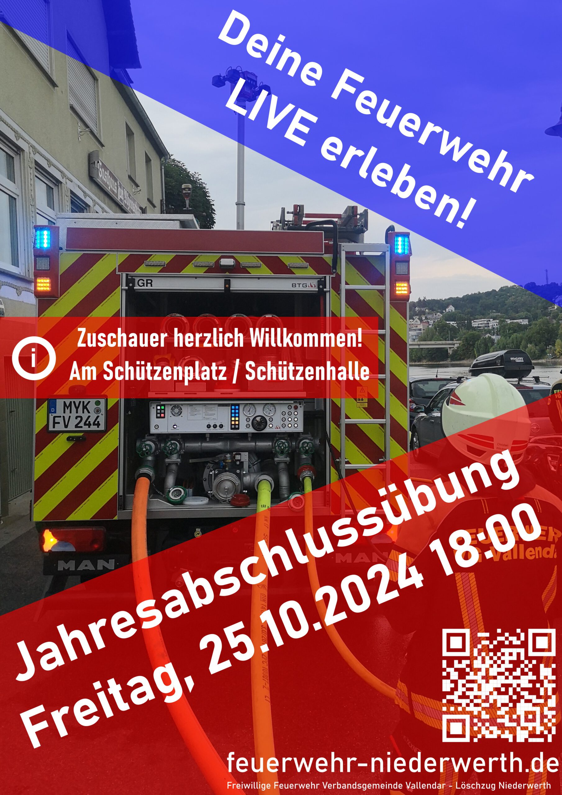 Die Jahresabschlussübung 2024 findet am 25. Oktober um 18 Uhr statt.